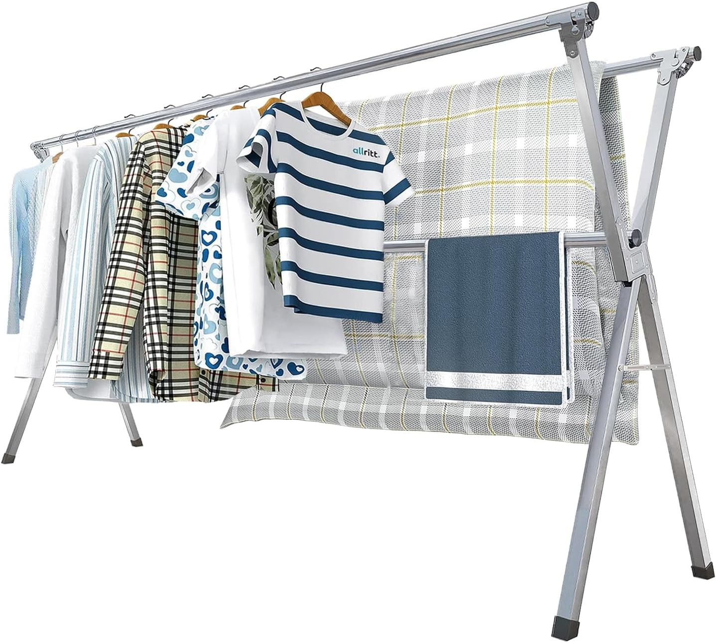 Drying Rack, Heavy Duty Stainless Steel Vertical Drying Pole