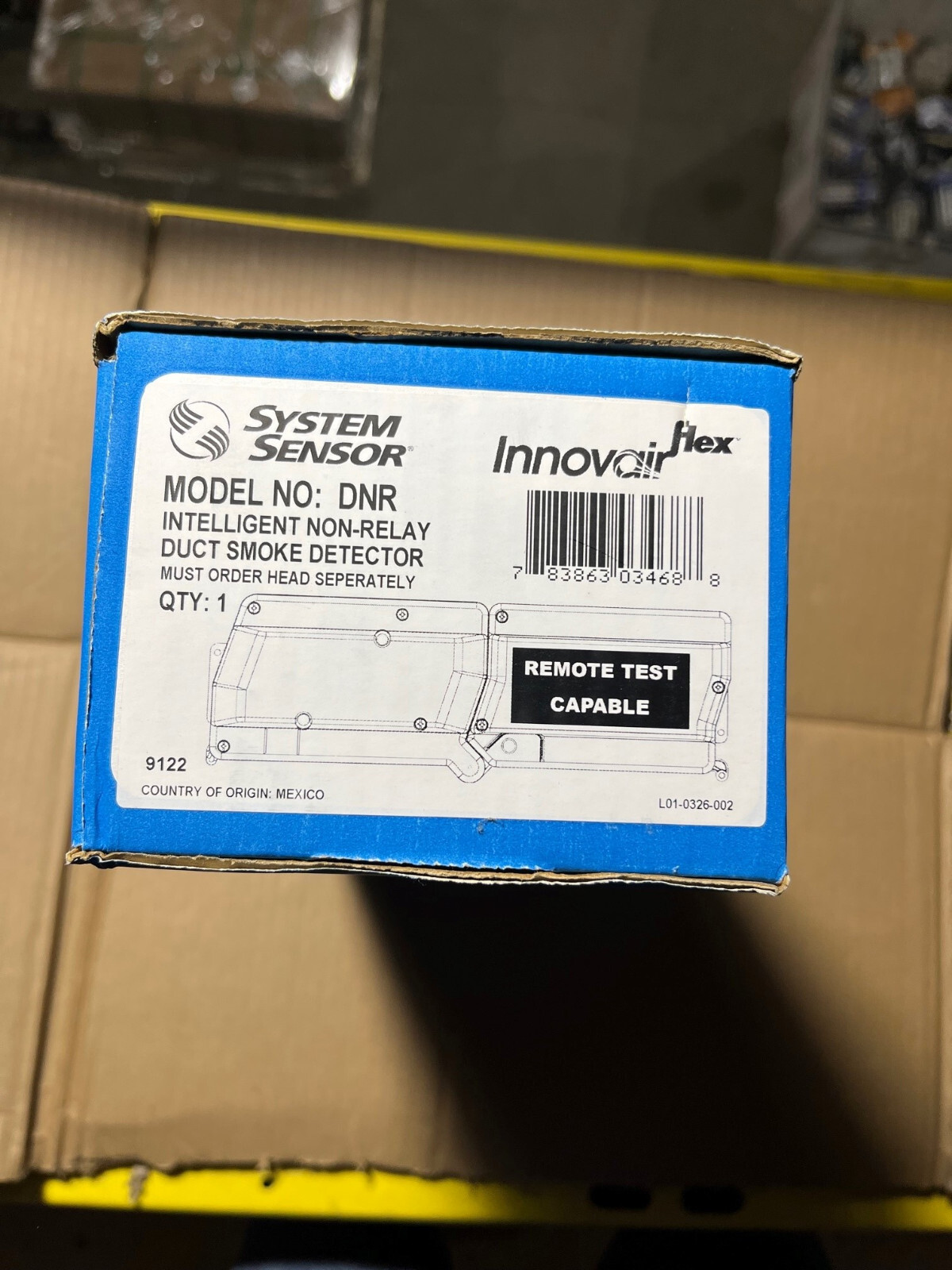 System Sensor Innovair DNR Intelligent Non Relay Duct Smoke Detector