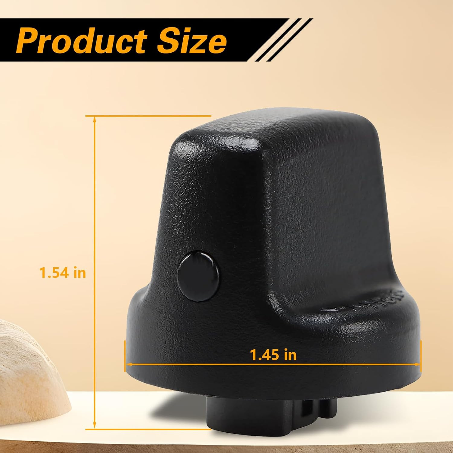 Ignition Key Knob Compatible with Mazda CX-9 MX-5 Miata, Inner & Outer Push Turn