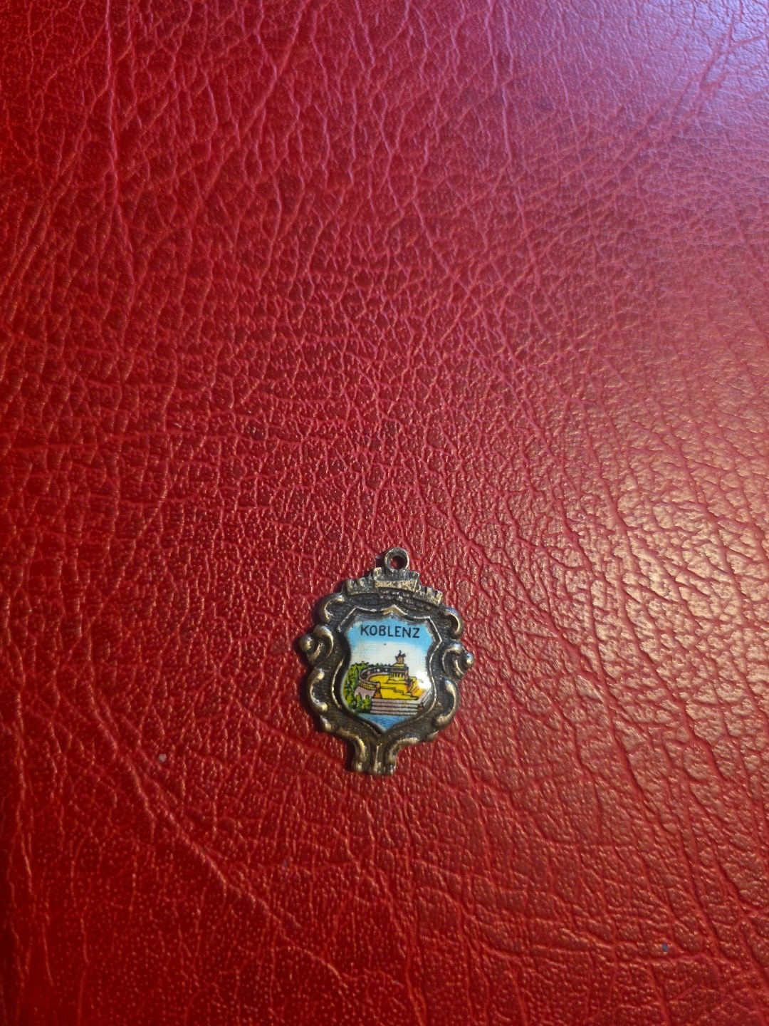 Old pin souvenir hiking pin Koblenz