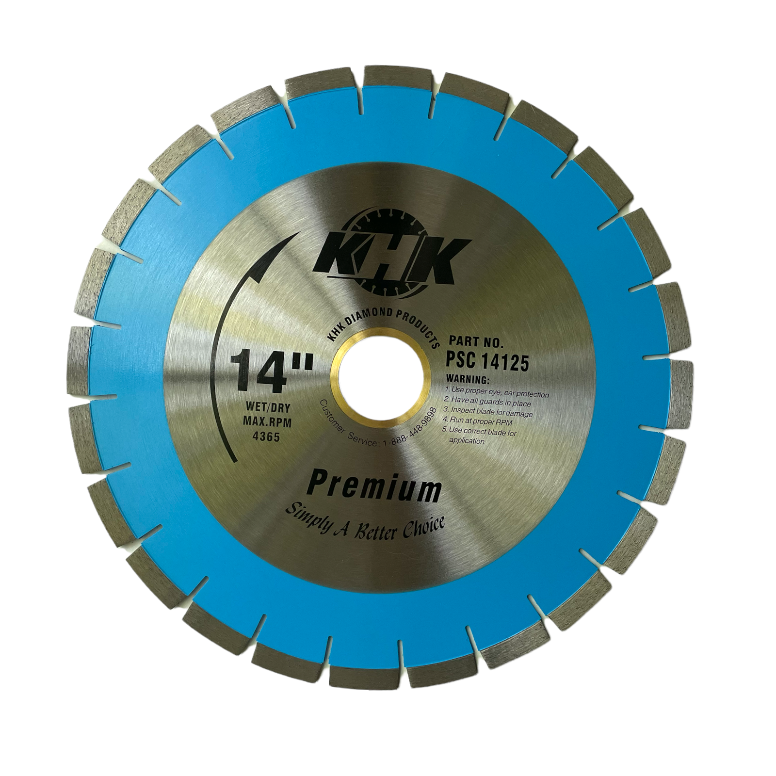 14" Silent Core Blade Cutting Granite Stone Marble Concrete Bricks 60/50mm Arbor