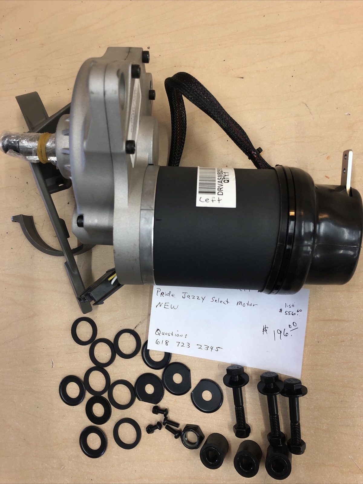 DRVASMB2513 Jazzy motor Left New
