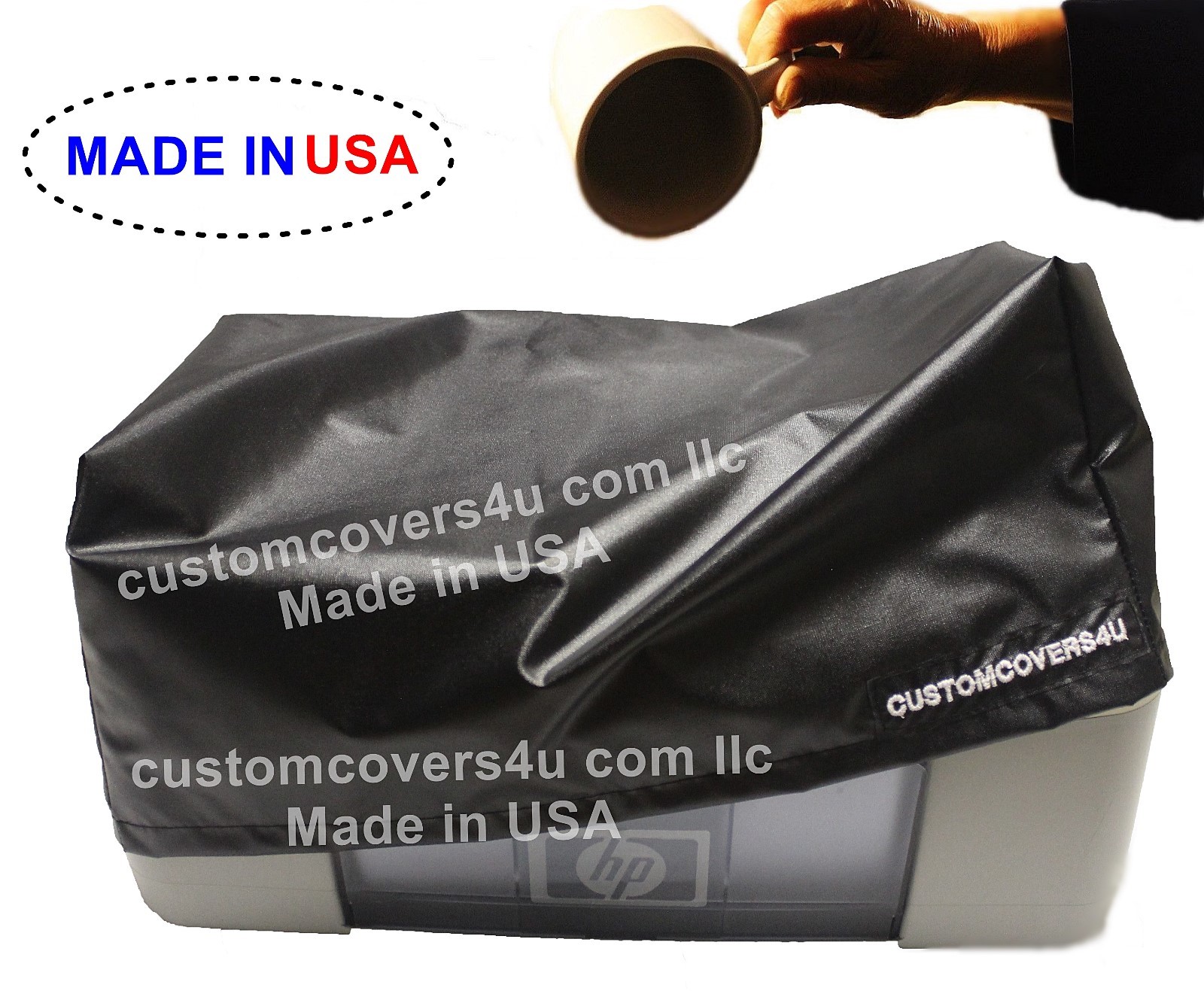 HP OfficeJet 250 PRINTER DUST COVER WATER REPELLENT + EMBROIDERY ! USA