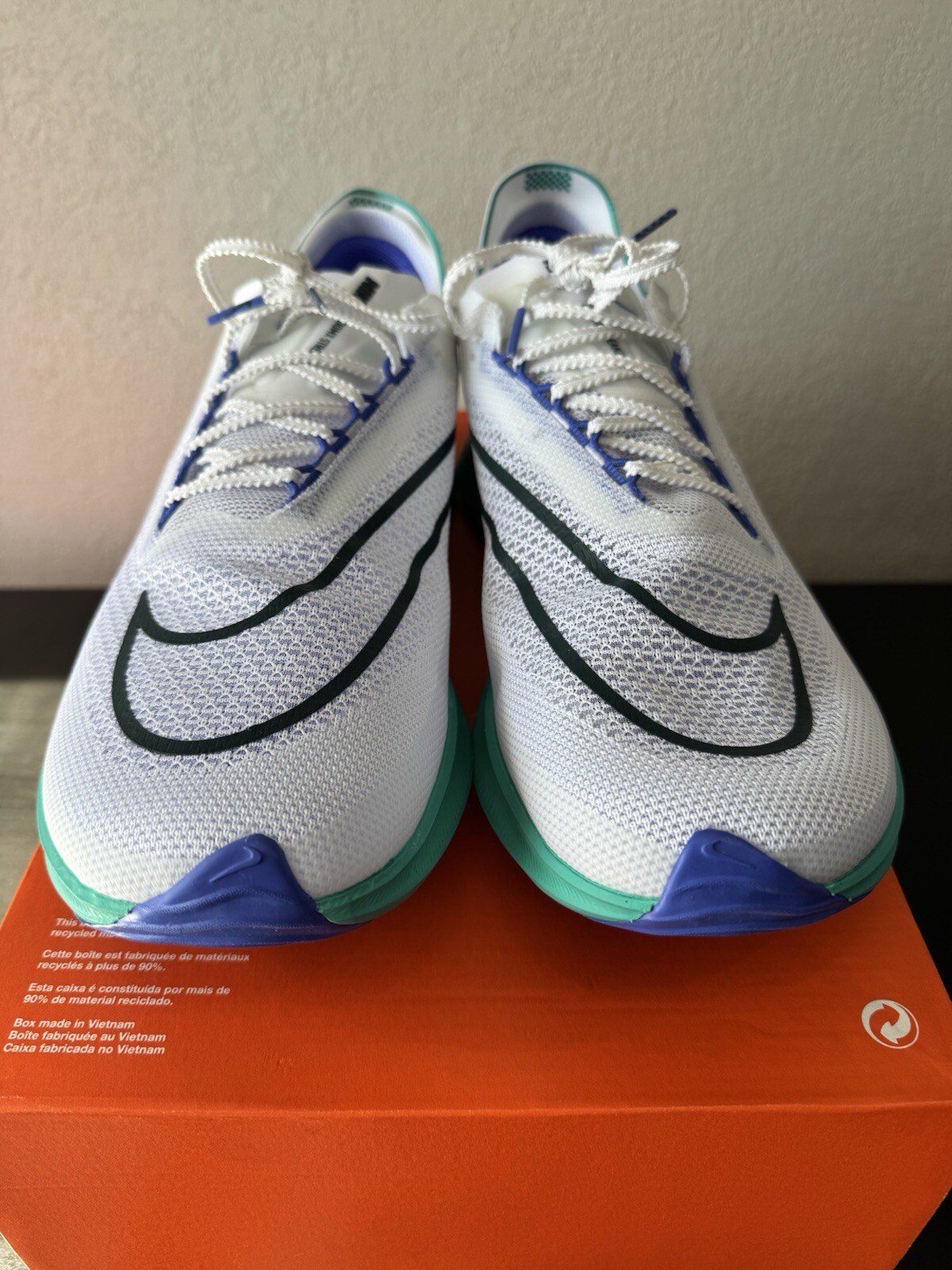 Nike ZoomX Streakfly ‘White Deep Jungle’ DJ6566-103 Men’s 13 No-Lid