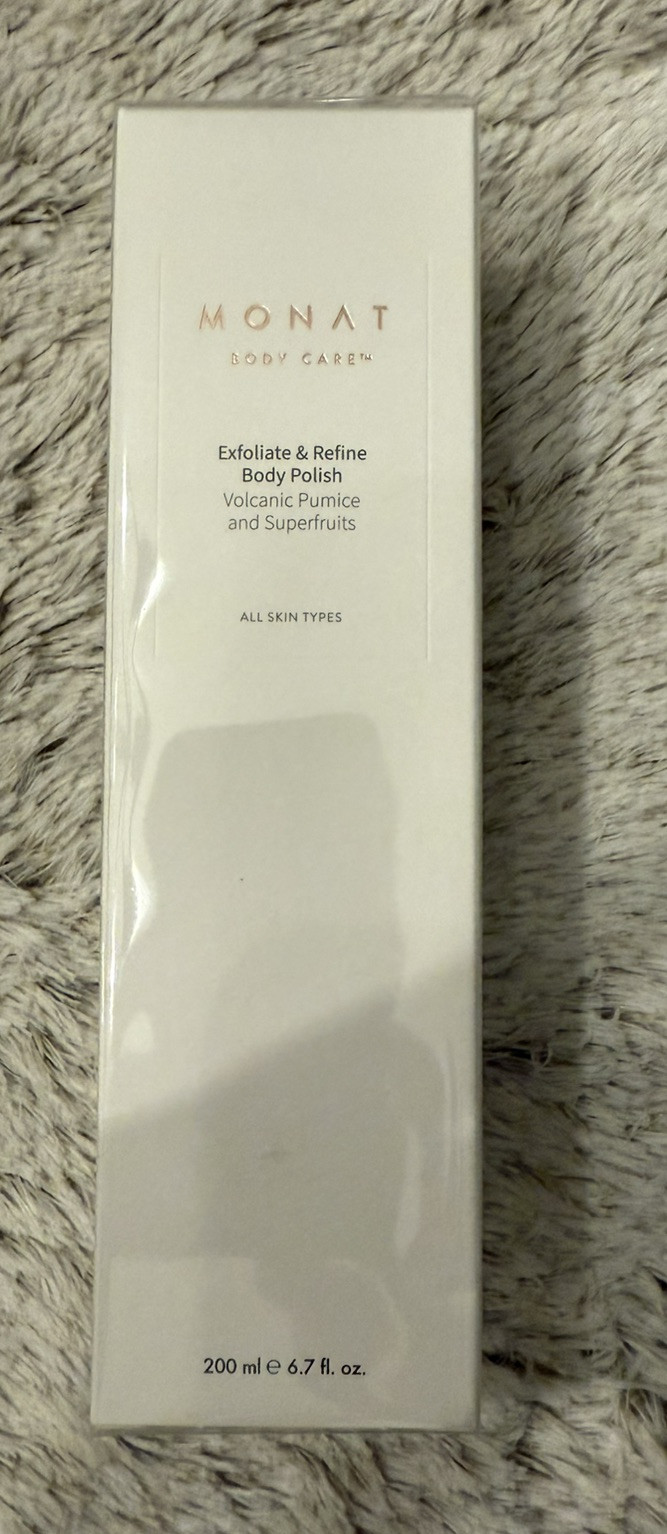 MONAT Body Care Exfoliate And Refine Body Polish 200 Ml 6.7 Fl. Oz. New Sealed