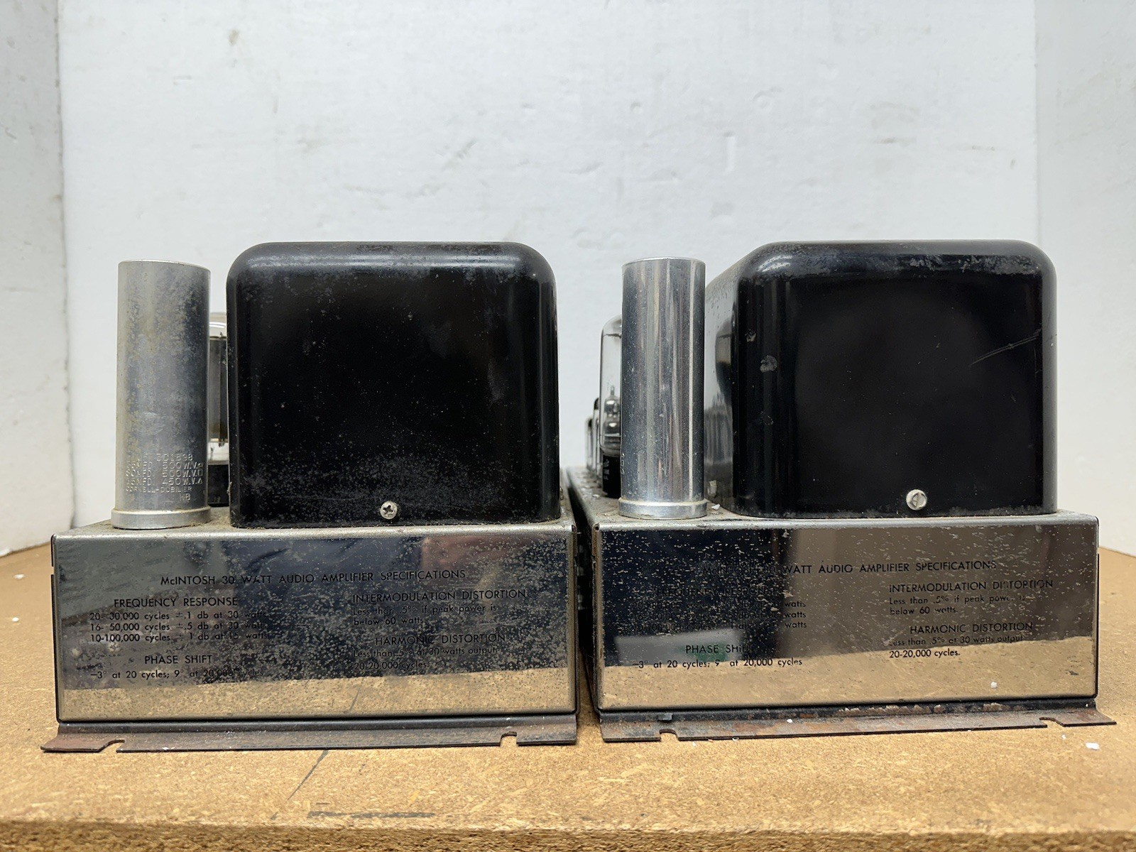 mcintosh mc30 Tube Monoblock Amplifiers Pair