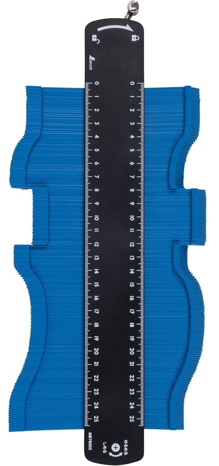 SHINWA PROFILE GAUGE 250mm 78005