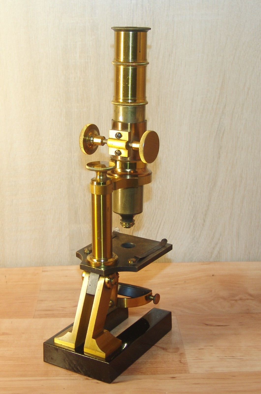 rare antique brass Microscope