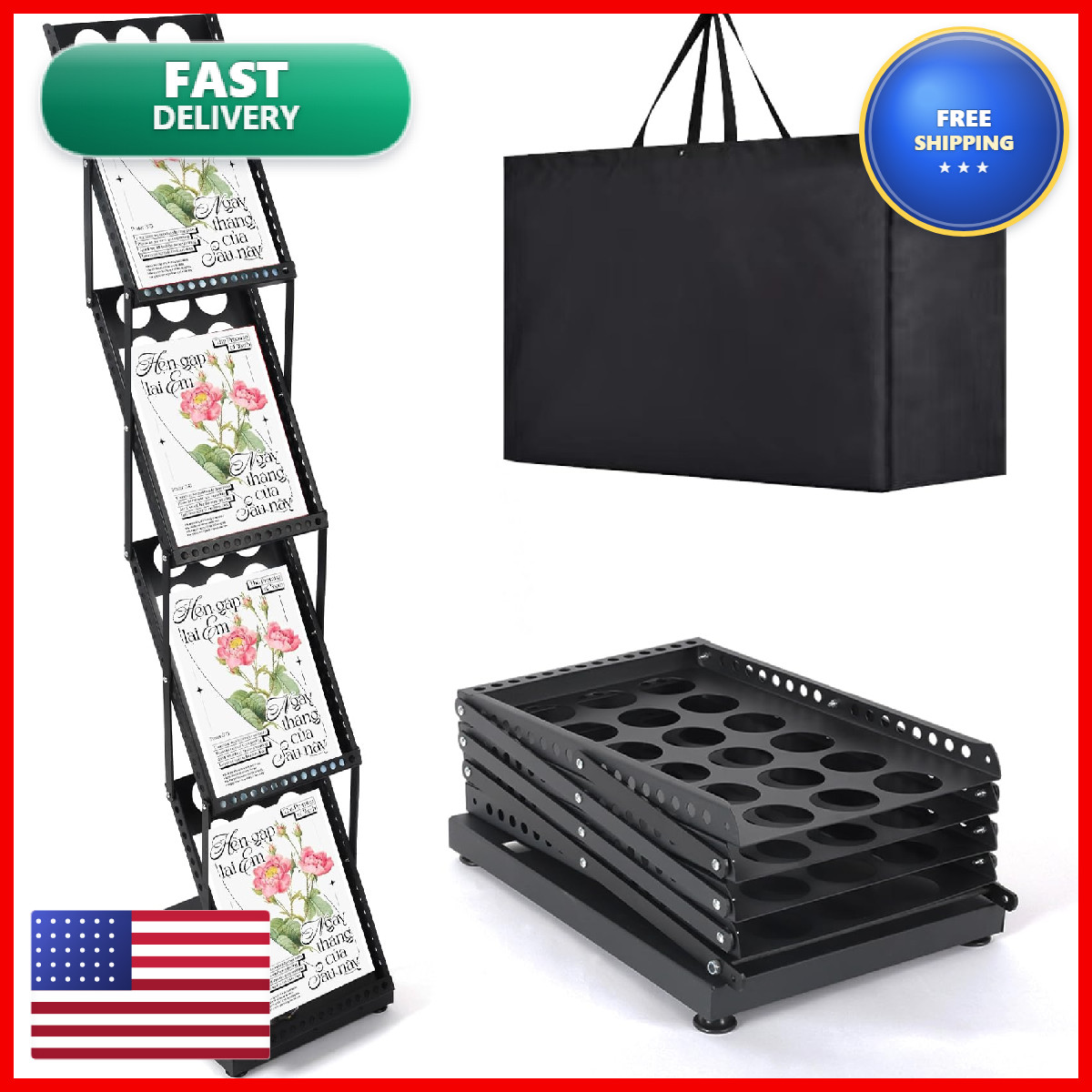 Estleys Trade Show Literature Stand Display Rack Magazine Brochure Catalog
