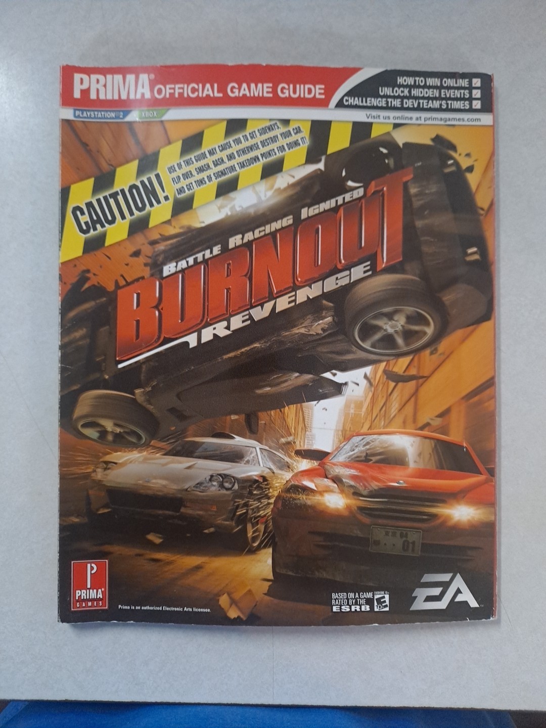 Burnout Revenge Prima Official Strategy Guide Playstation 2 Xbox