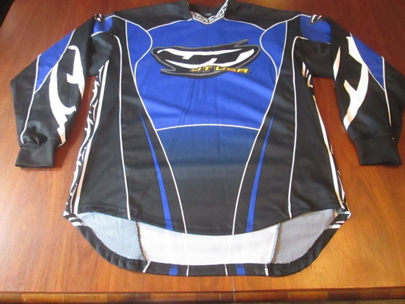 JT USA JT Racing Classic Jersey Blue Size Medium Paintball Motocross
