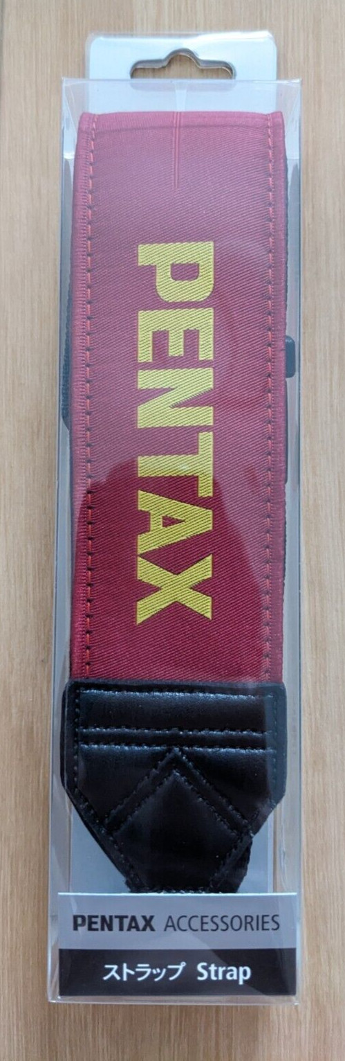 RICOH PENTAX O-ST1401 Camera Strap Red