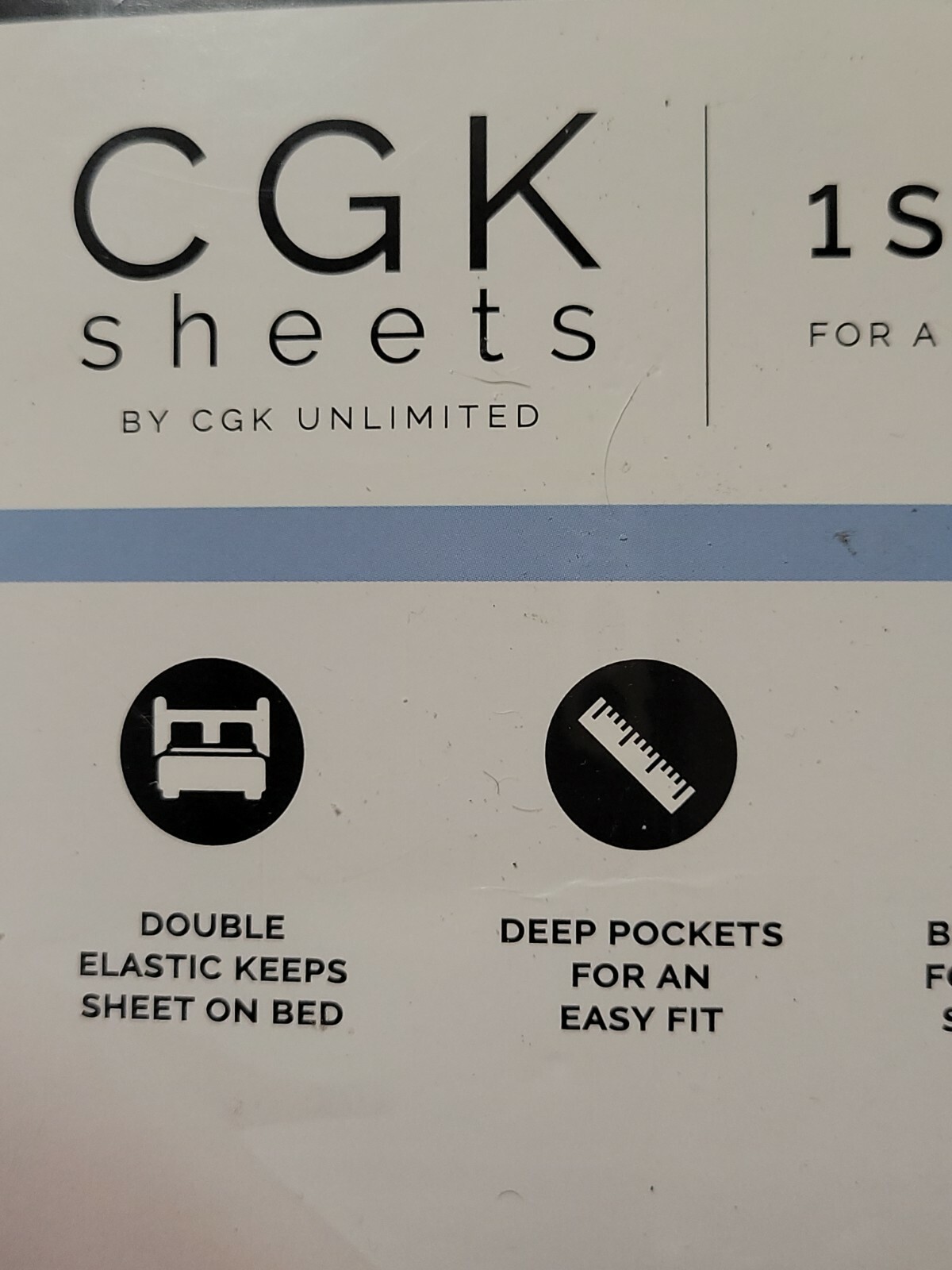NWT CGK Unlimited Luxury Fitted Sheet Split King Beige