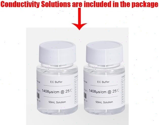 Lab Benchtop Conductivity Tester with Simple Bracket Conductivity Solutions