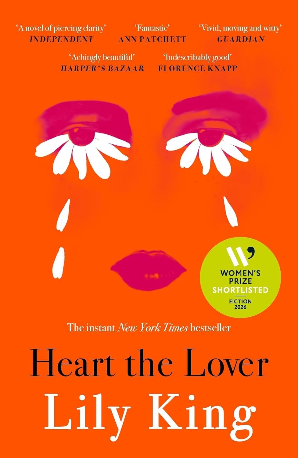 Heart the Lover by Lily King  Women’s Prize Shortlisted Fiction 2026  Paperback