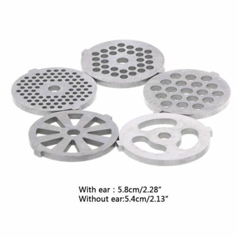 Grinder Plate Parts Bar Meat Grinders Tool 5# Household Stainless Steel