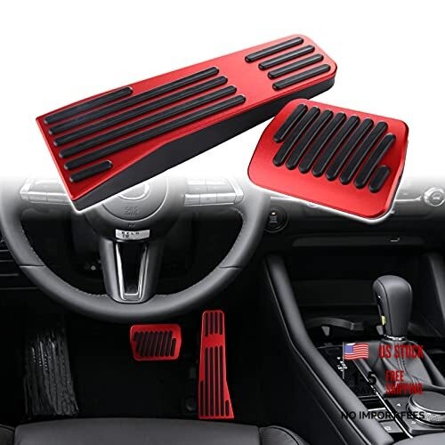 Compatible with Mazda 3 CX-30 MX-30 CX-50 CX-90 Accessories Sporty Anti Red