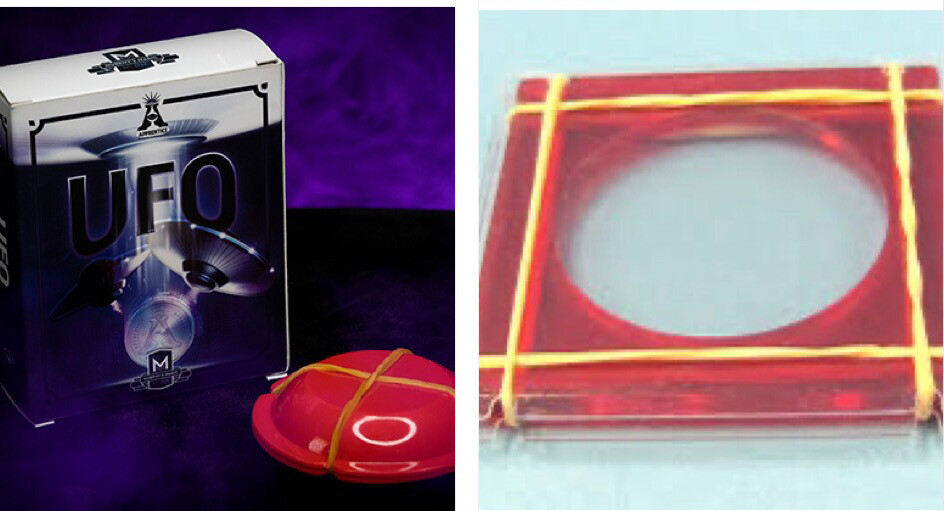 Vanish And Produce Marked Coin In A UFO Includes Crystal Coin Case!