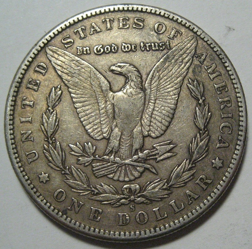 = 1896-S XF+ MORGAN Dollar, Super EYE Appeal, FREE Shipping