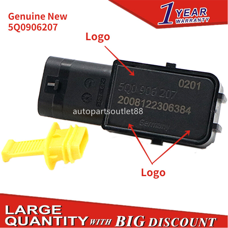 New 5Q0906207 5Q0906207A Brake Booster Pressure Sensor For Audi A4 Q5 Q7