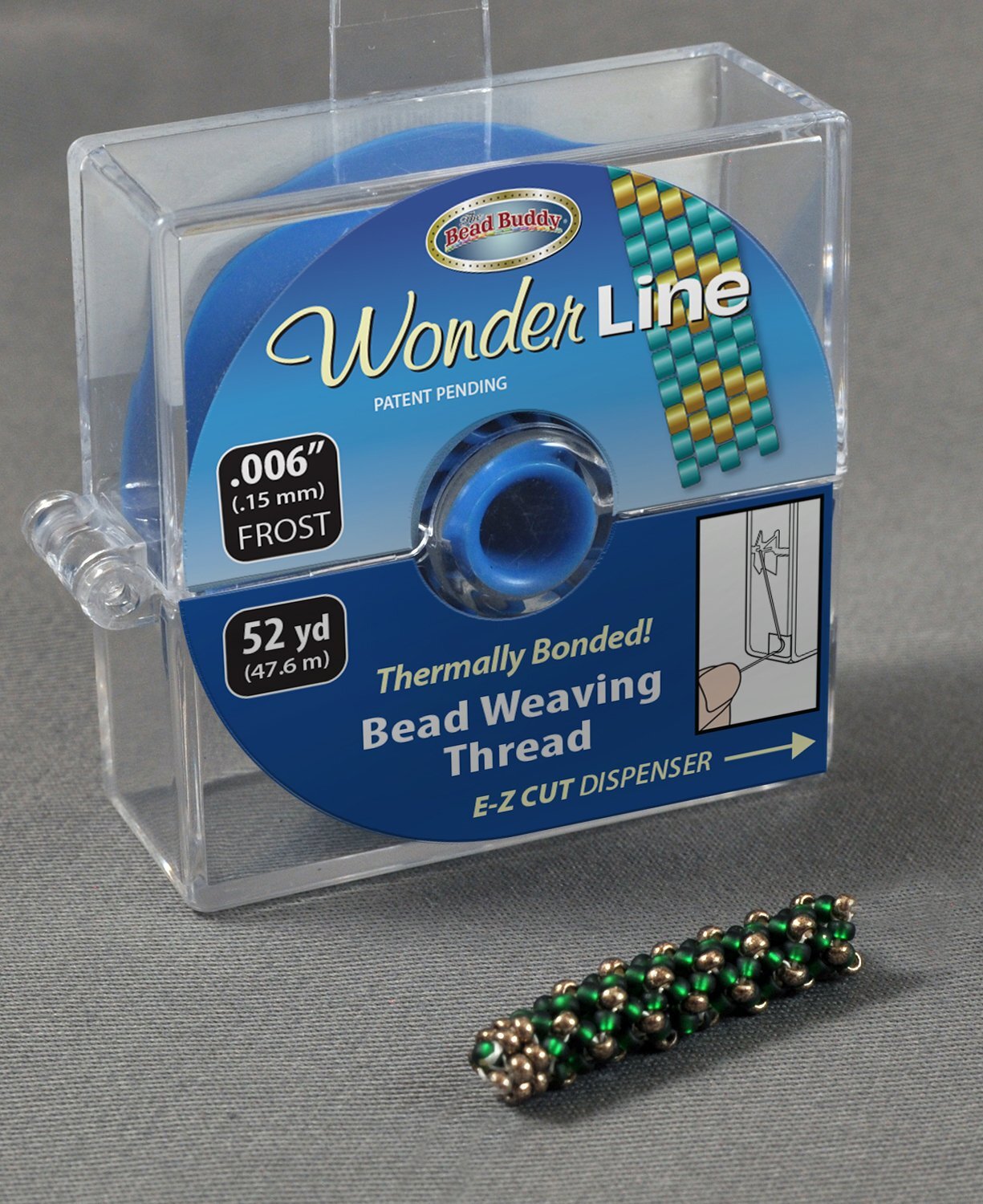 (2 Pack) Bead Buddy Wonder Line Bead Weaving Thread.006" 52 yd.