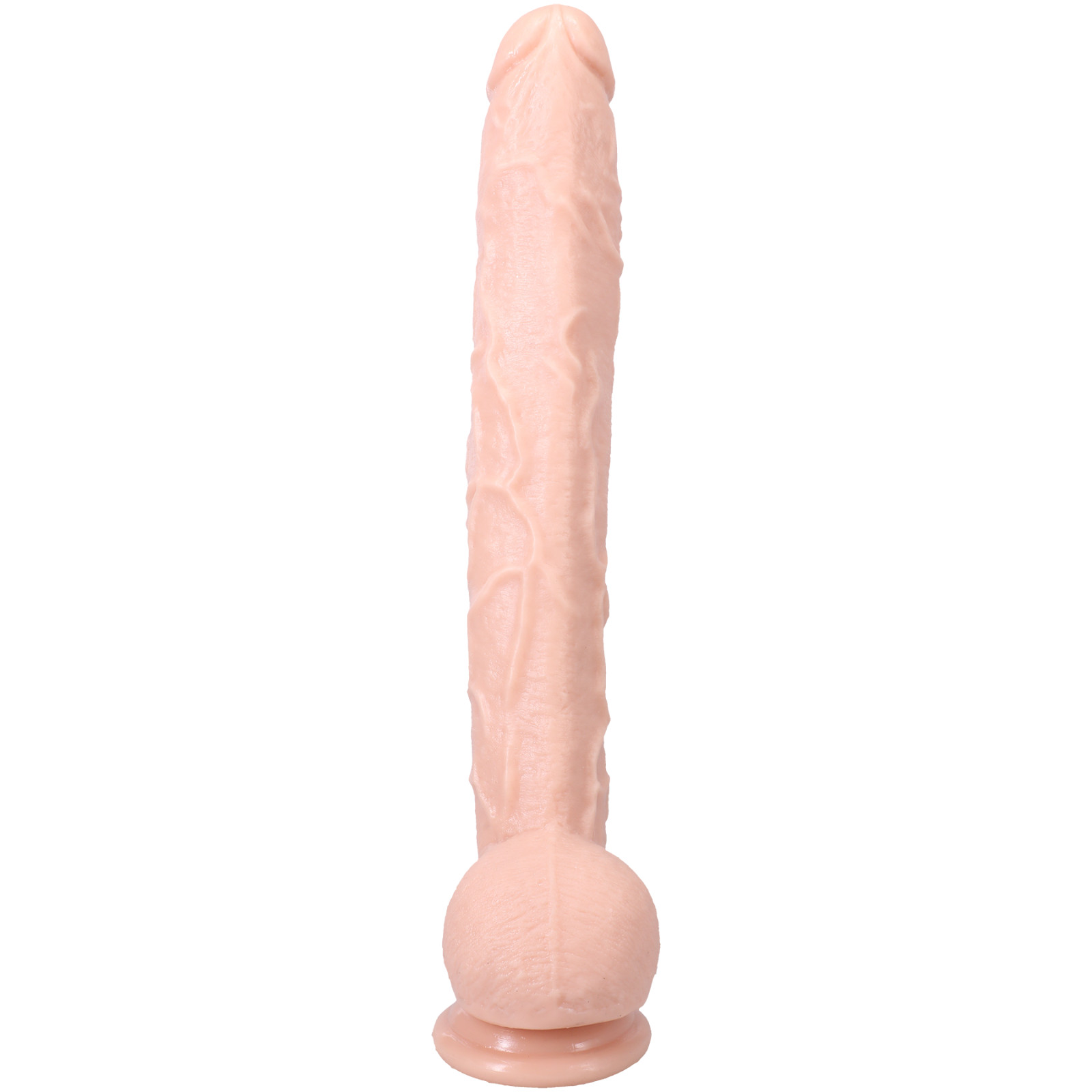 Dick Rambone Cock 17" Beige - Large Dildo Dong
