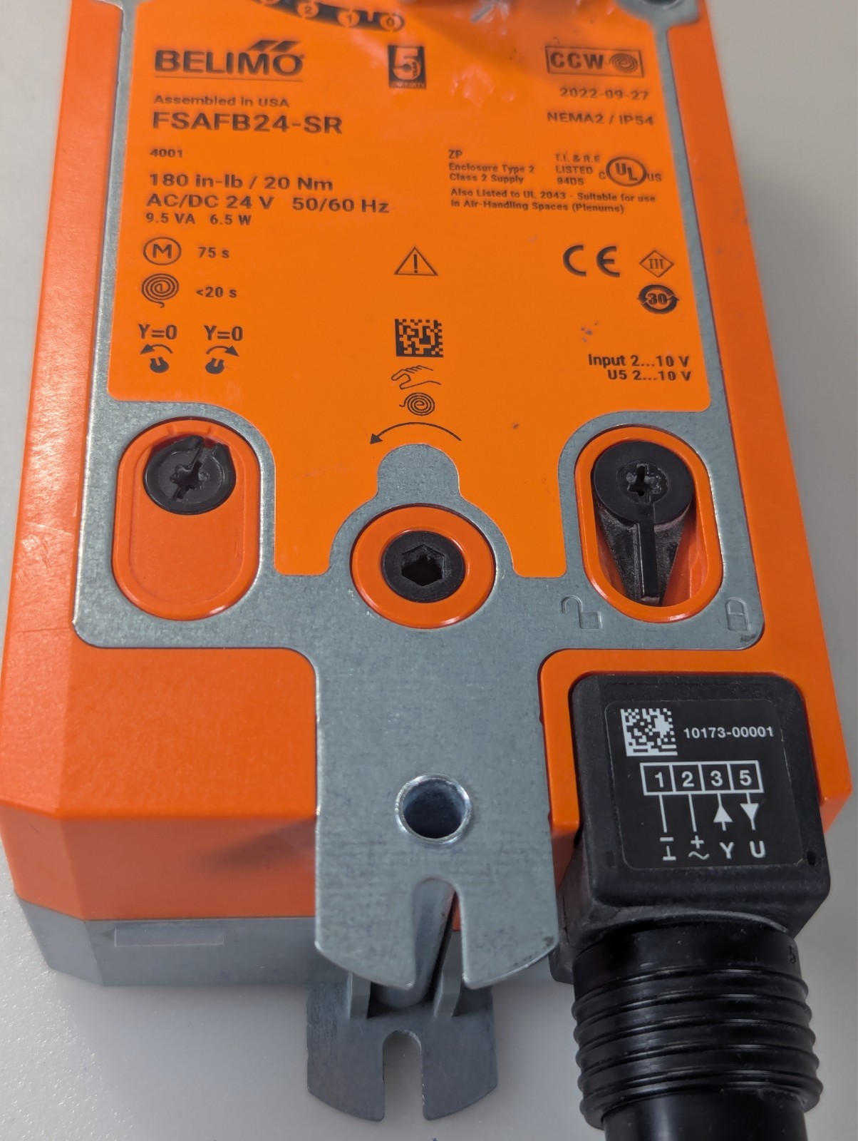 Belimo FSAFB24-SR Fire & Smoke Damper Actuator