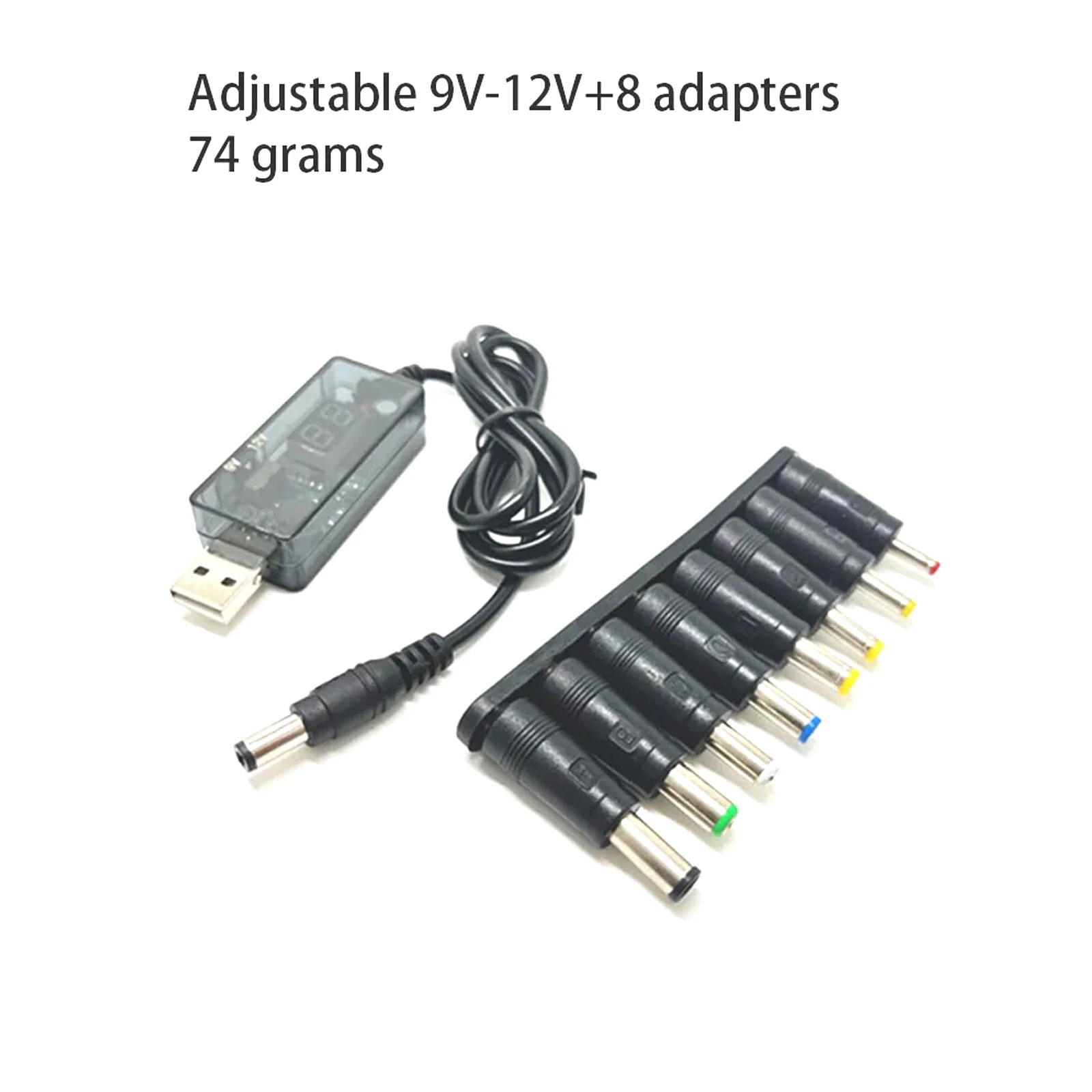 Dual Output Step-Up Converter 9V/12V Selectable via Switch w/LED Display 8 DC