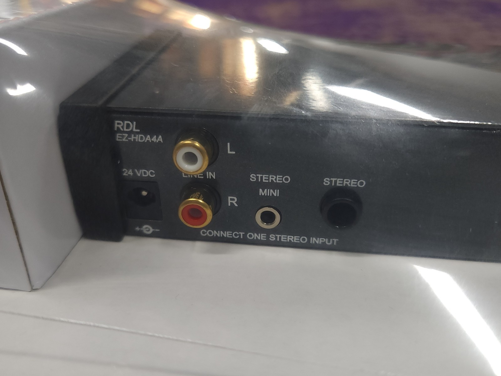 RDL EZ-HDA4A Stereo Headphone Distribution Amplifier