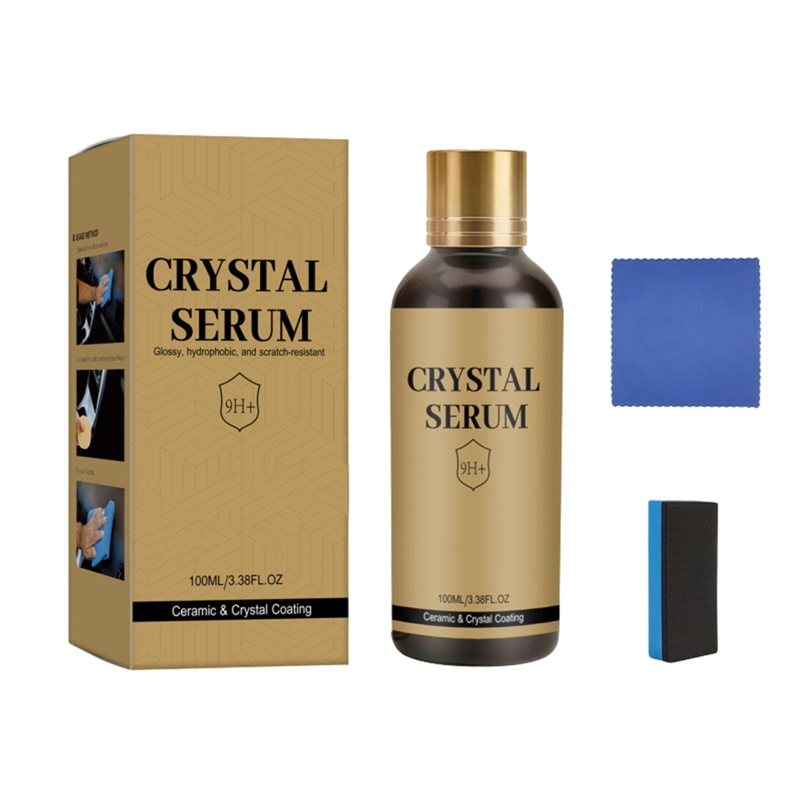 100ml - Crystal Serum Advanced Graphene Ceramic Coating for Auto, 9H
