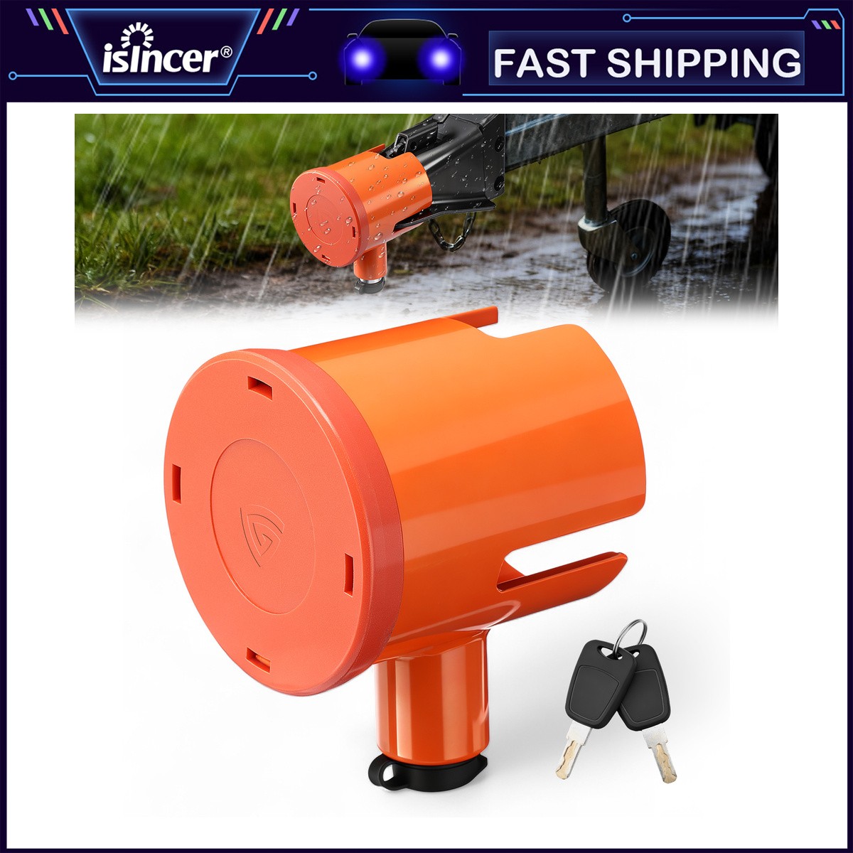 Trailer Coupler Lock Fits 2-5/16-Inch Couplers Trailer Tongue Lock Heavy NEW