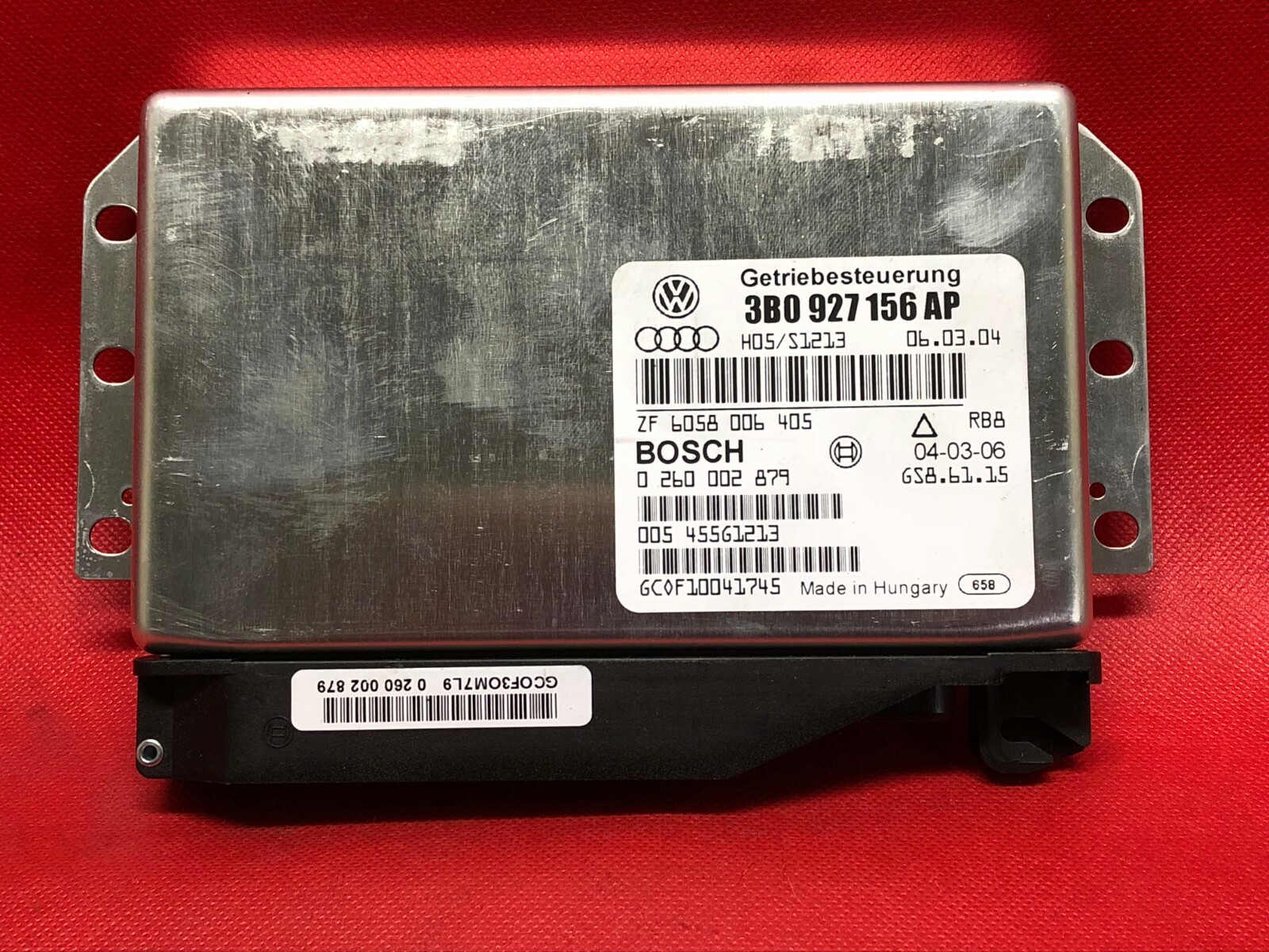 PROGRAMMED 05 VW PASSAT TRANSMISSION AT MODULE TCU 3B0 927 156 AP TCM TCU