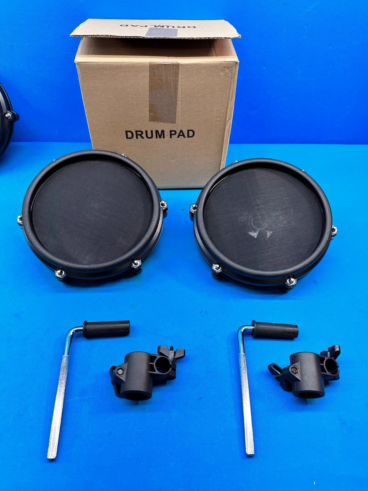 Alesis Nitro Mesh Kit 8" Drum Pad *Set of 2* w/clamps Single Zone