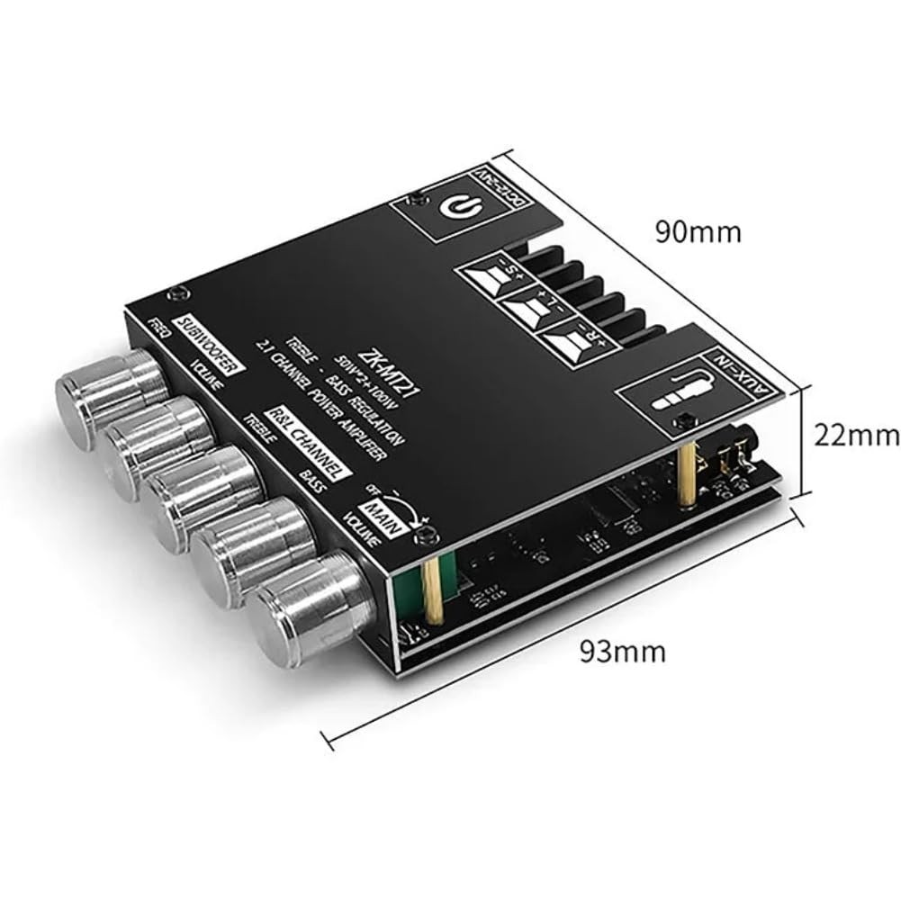 Bluetooth Compatible Audio Power Amplifier Module,Subwoofer Control Stereo Board