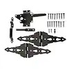 Everbilt Black Post Latch Gate Set
