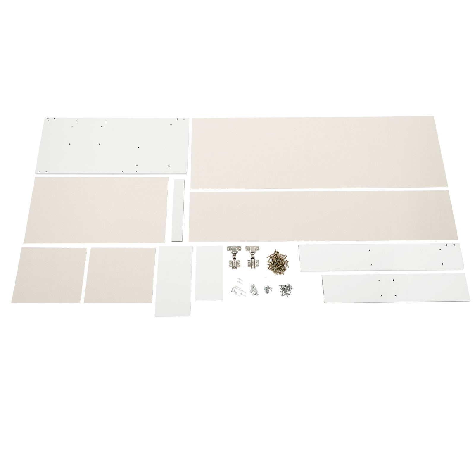 2 Drawers Home Office Desk, Modern Computer Desk, Rectangular Wood Office Desk