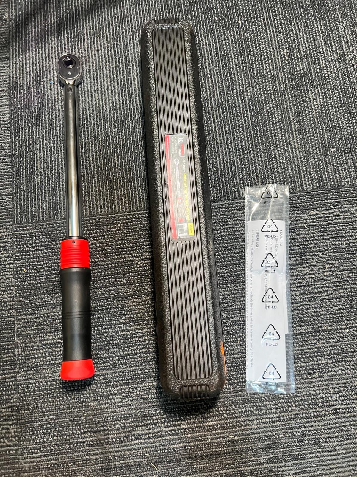 K Tool International KTI72149 3/8" Drive Torque Wrench, 150-750 In/lbs