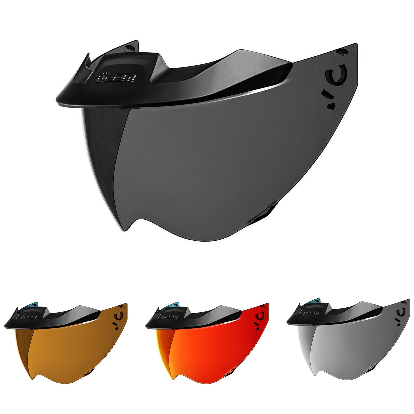 Icon Domain Helmet MotoShield w/Peak