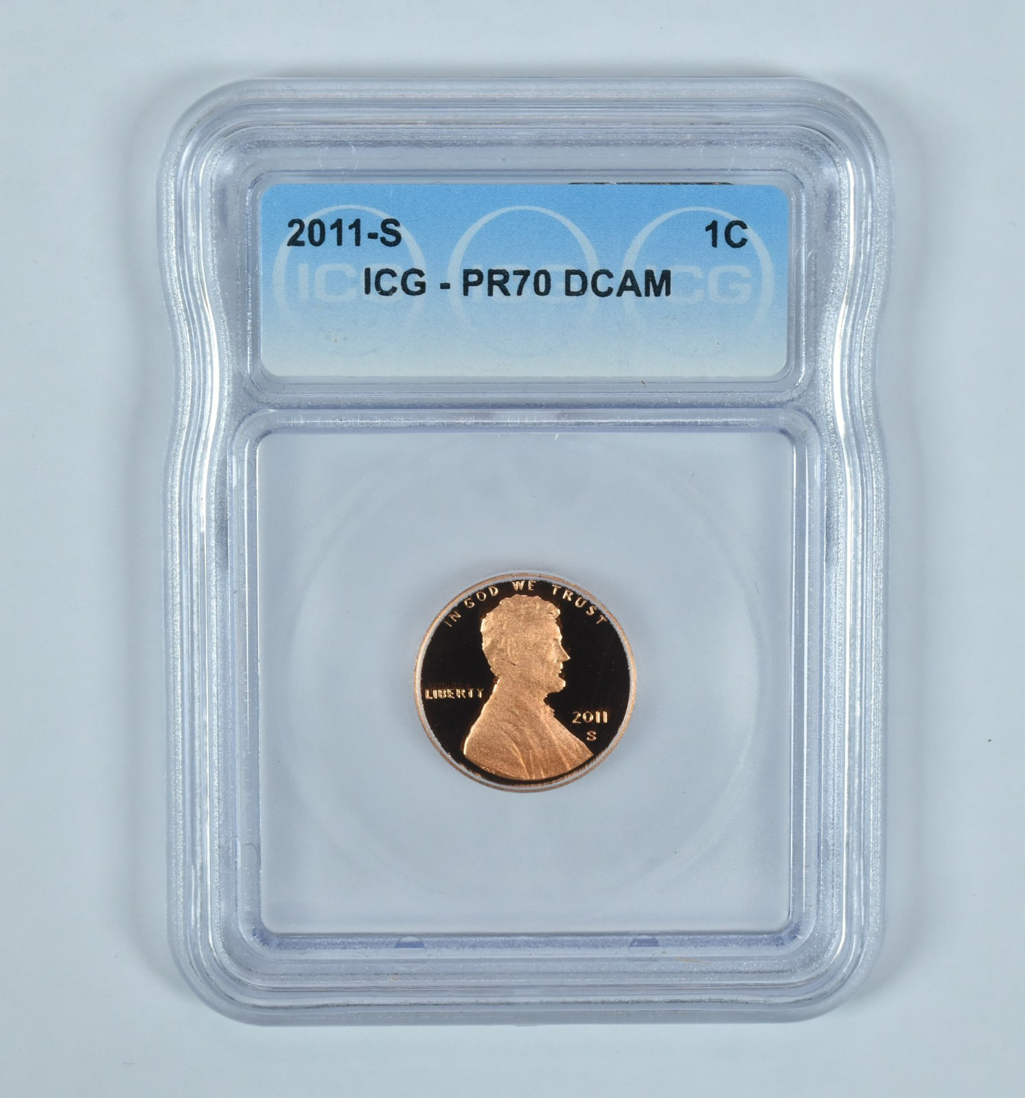2011-S Lincoln Shield Cent PR70 DCAM ICG
