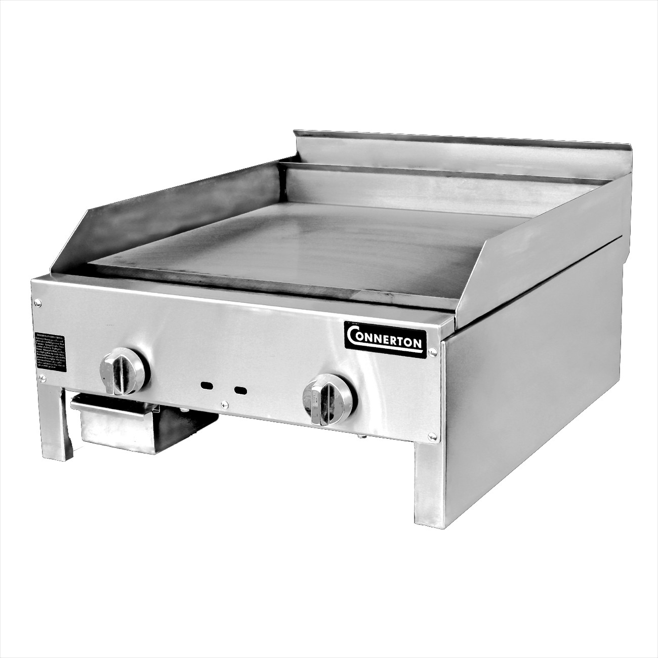 Connerton CG-30-M 30" Countertop Gas Griddle with Manual Controls, 1" Thick P...