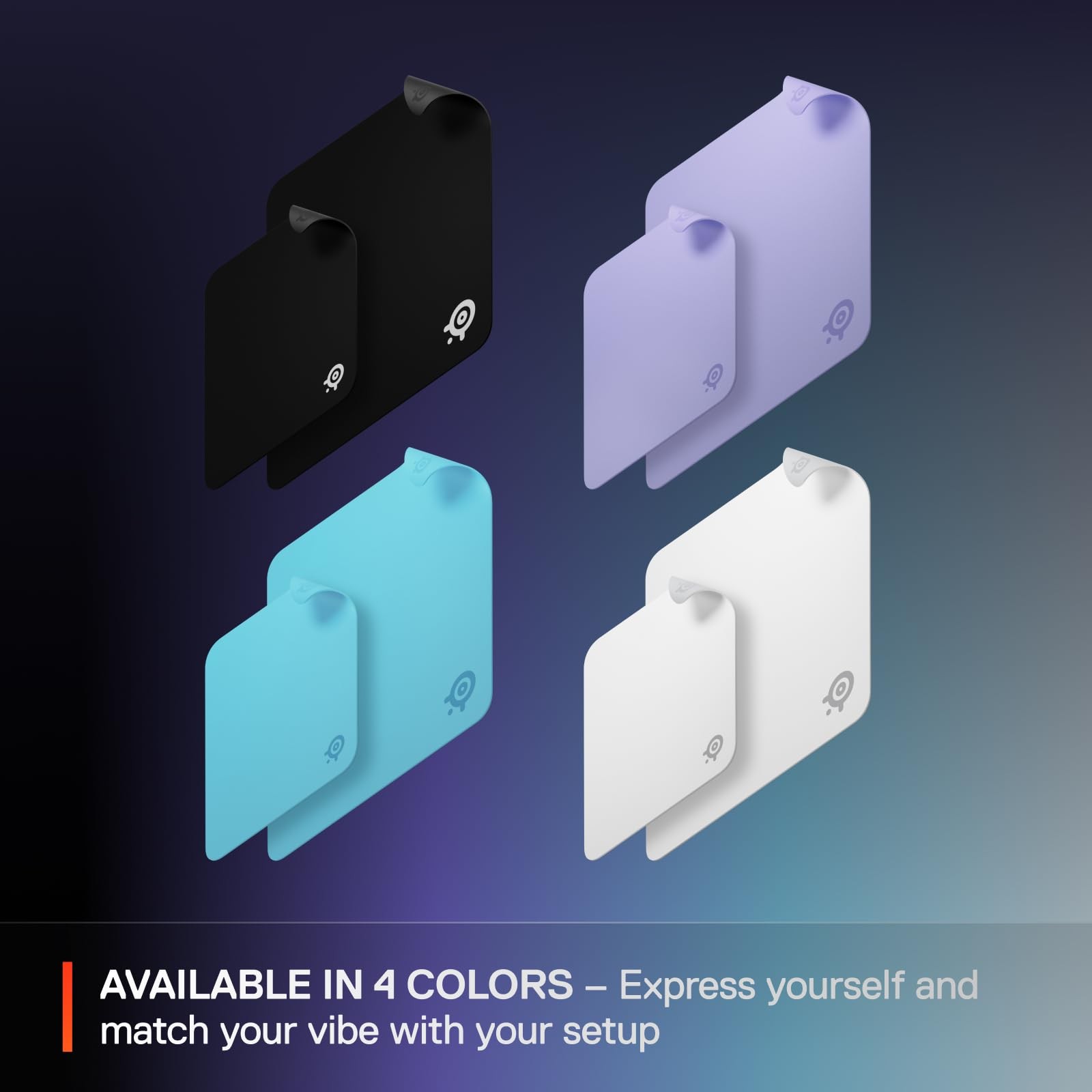 SteelSeries QcK Gaming Mouse Pad - Micro-Woven Surface - Optimized Tracking
