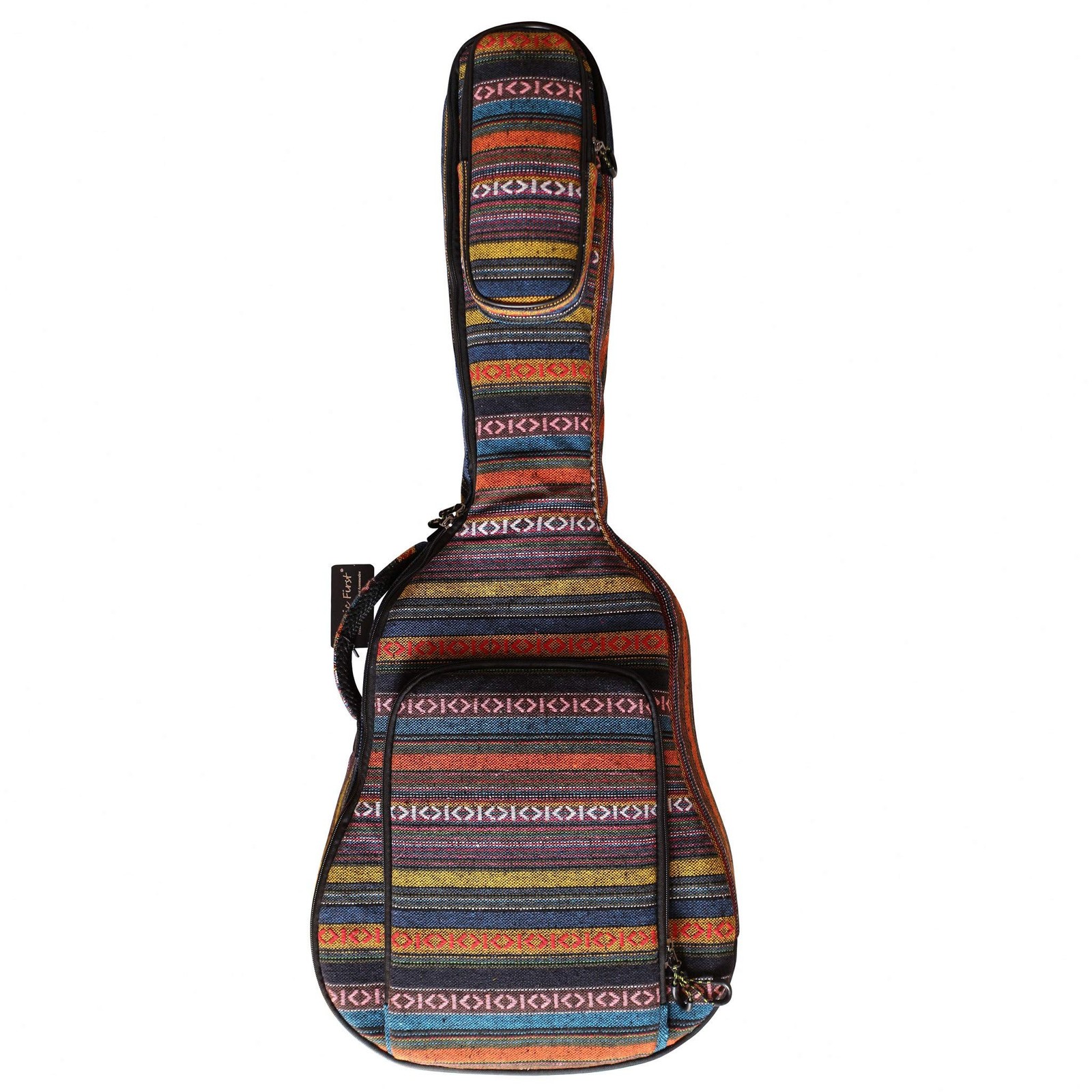 MUSIC FIRST 0.9" (23mm) Padded Country Style 36 inch Soft Guitar Case, Travel...