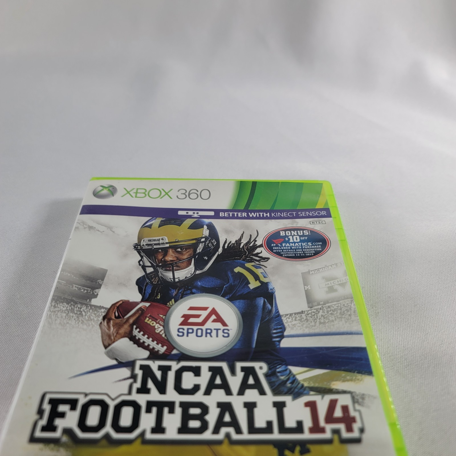 Xbox 360 NCAA Football 14 Case Replacement- Empty