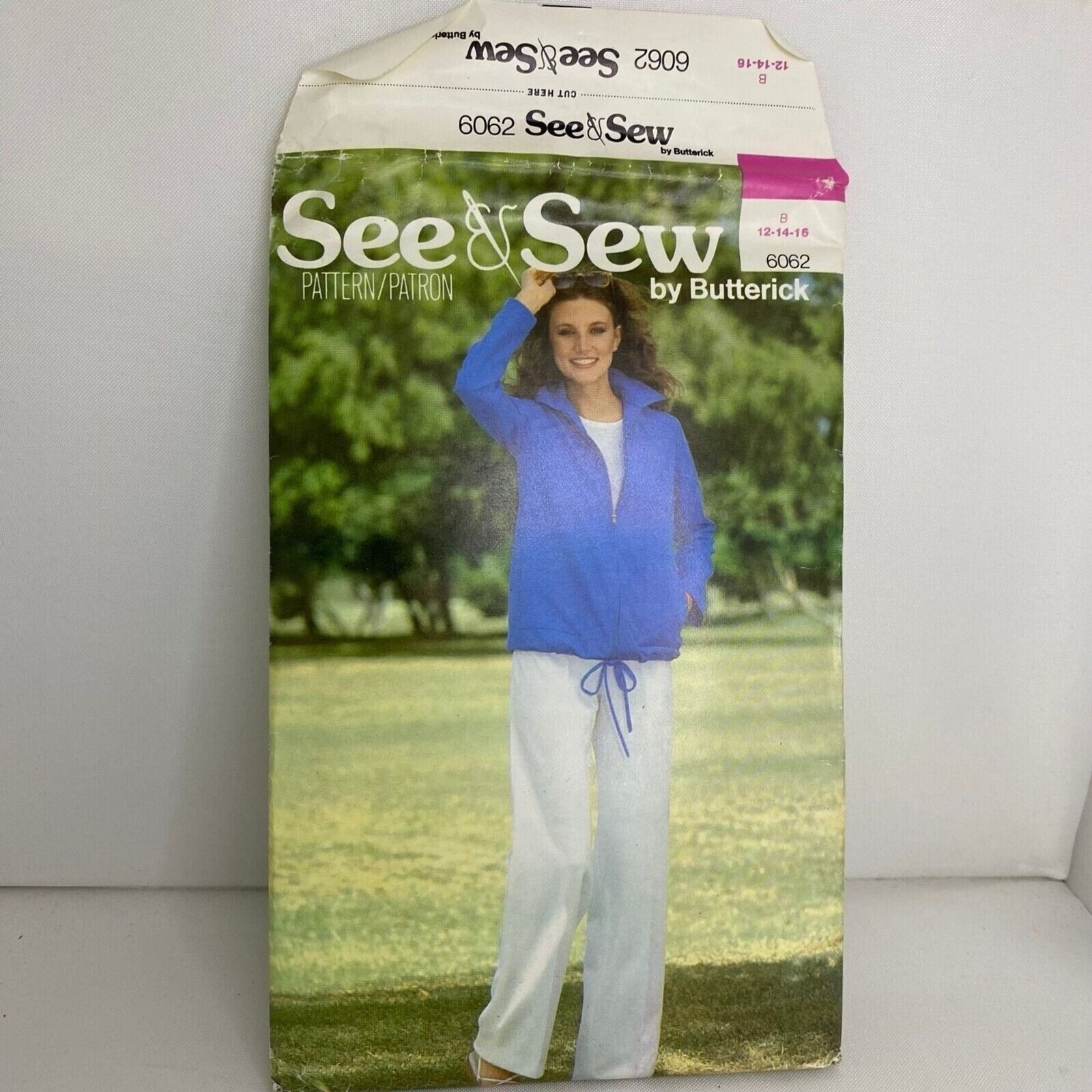 #6062 Butterick Misses Jacket and Pants Sewing Pattern SIZE 12-16