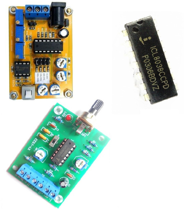 DC 12V-25V ICL8038 DDS Signal Generator Module Sine Square Triangle Wave Output