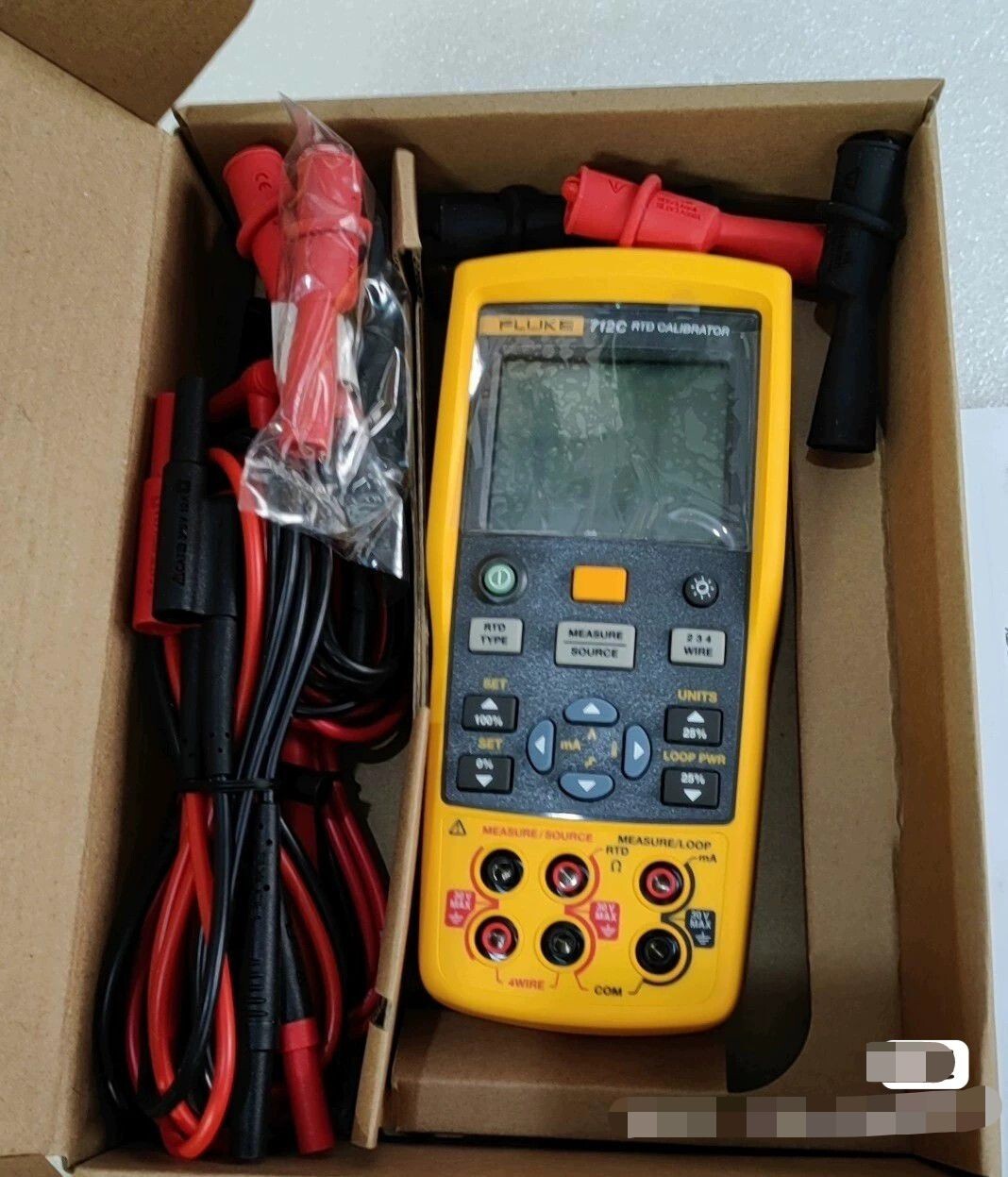 Fluke 712C Temperature Calibrator, RTD Types/Resistance