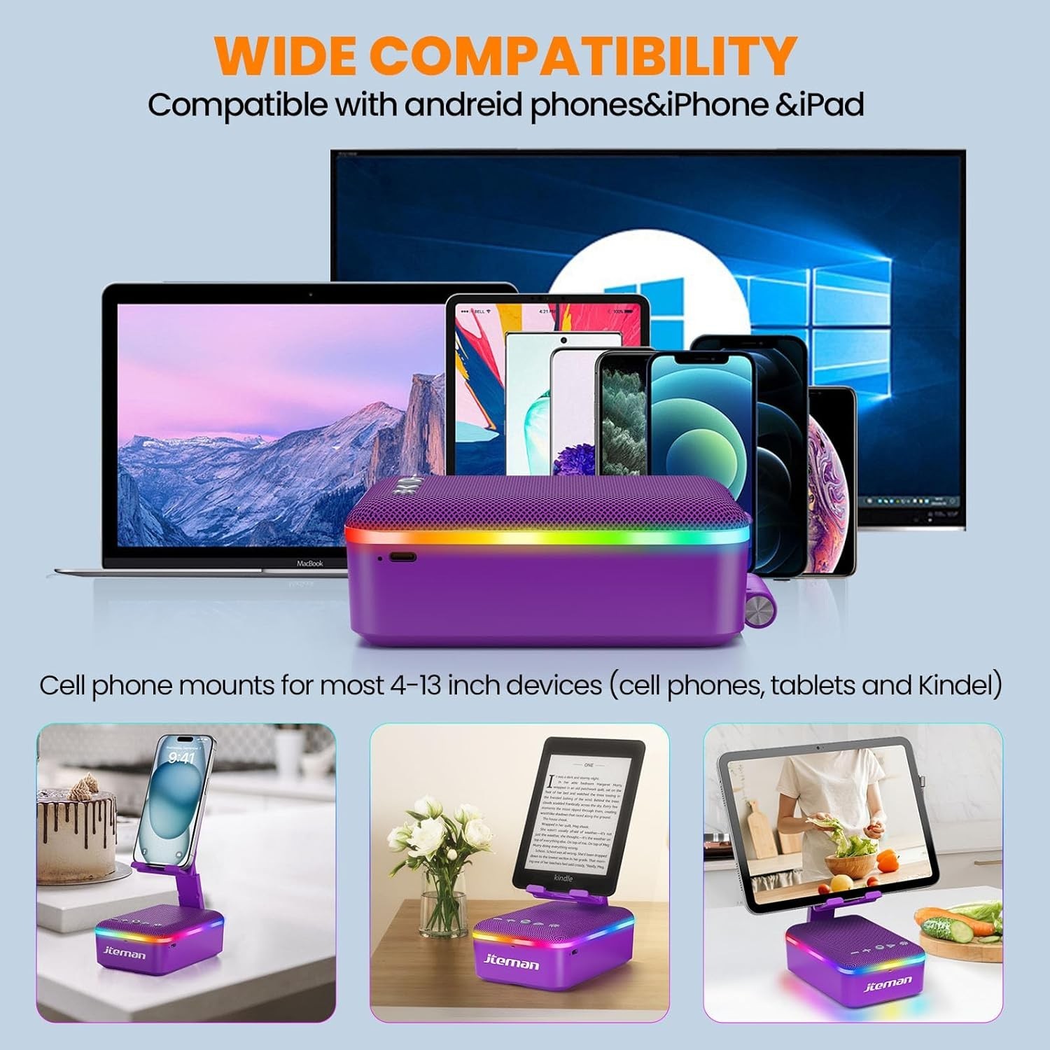 Tech Gadget Gift for Men Women - Bluetooth Speaker
