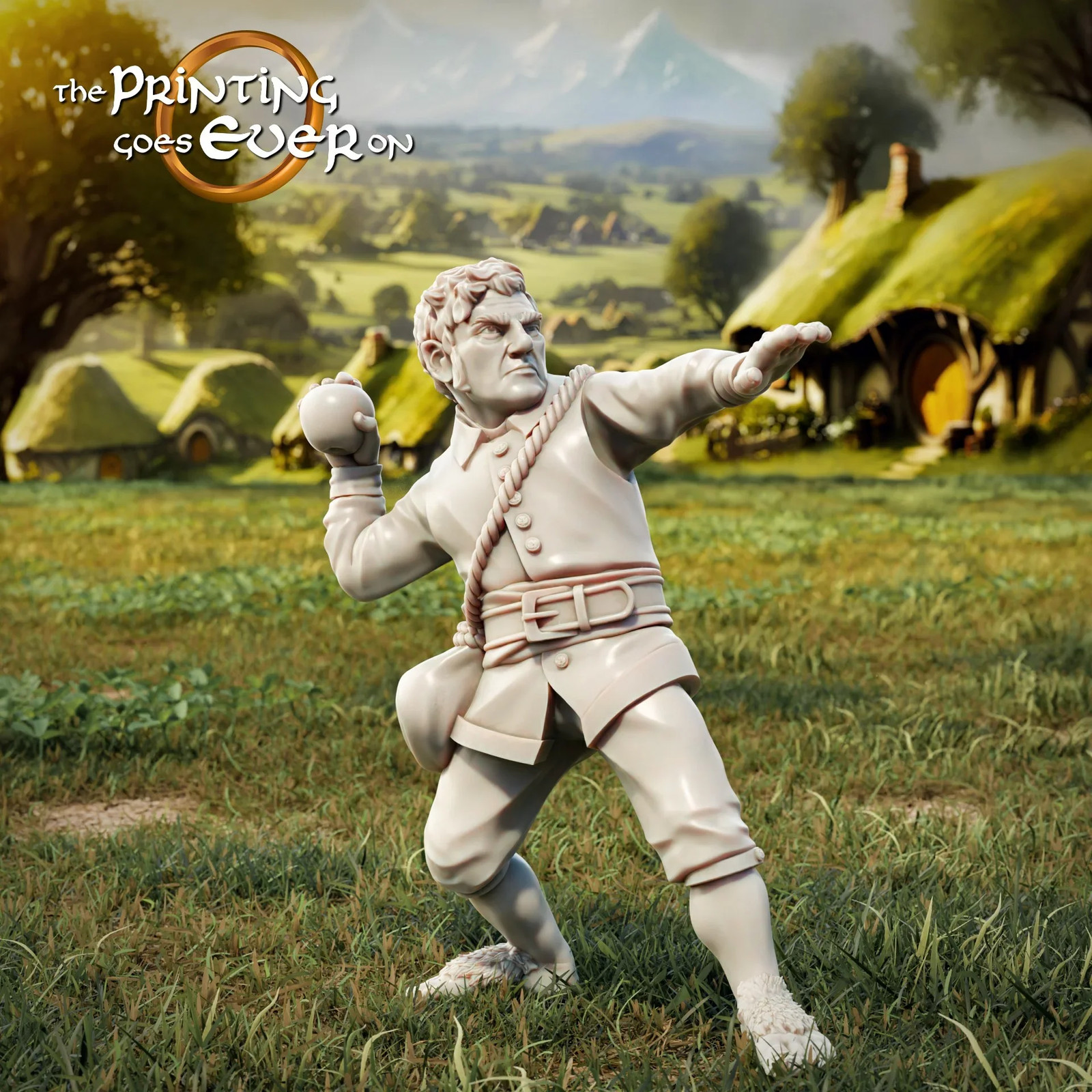 Halfling Bowmen - Resin Tabletop Miniature
