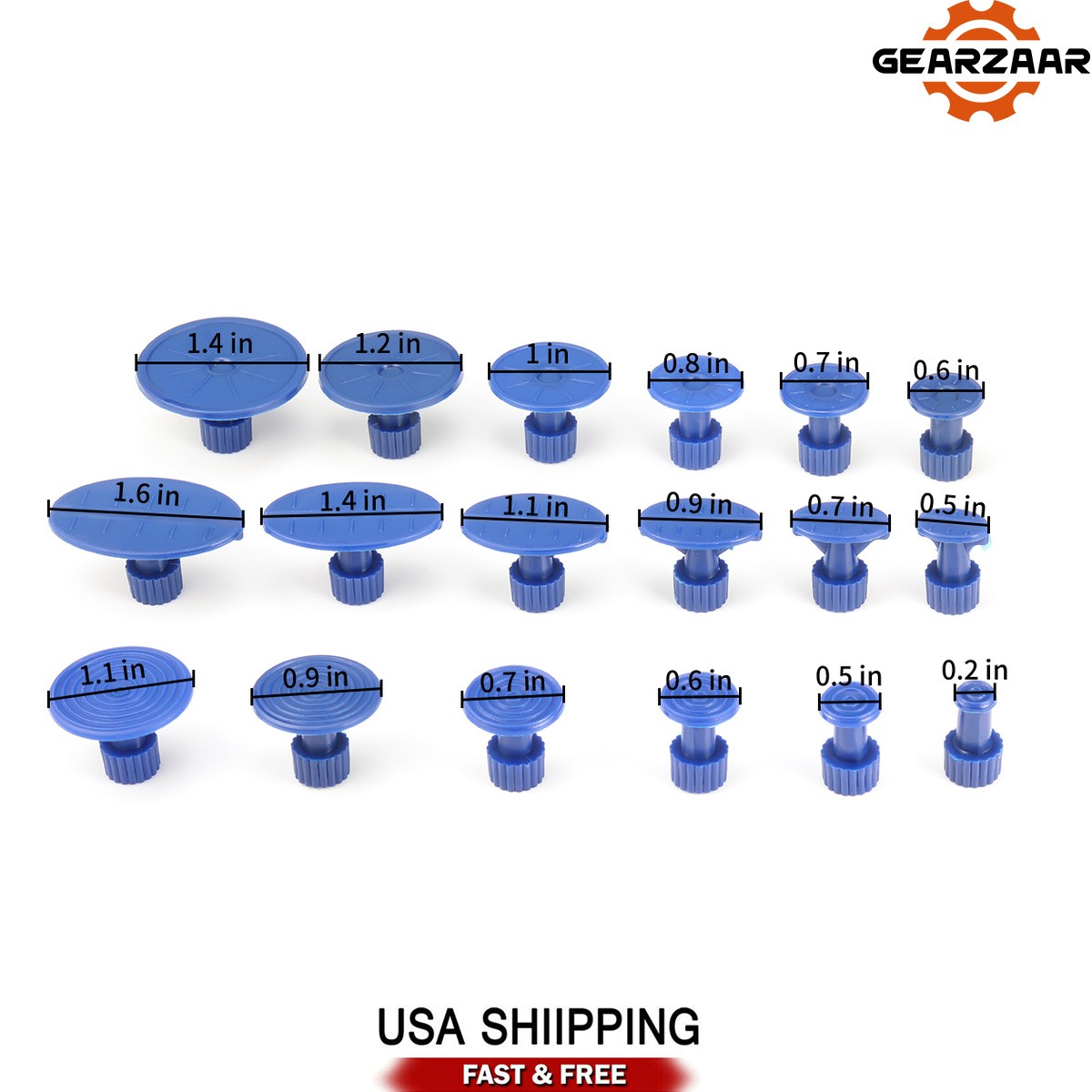 PDR Glue Pulling Tabs FOR UNIVERSAL 90pcs Car Dent Repair PDR Tool Glue Pulling