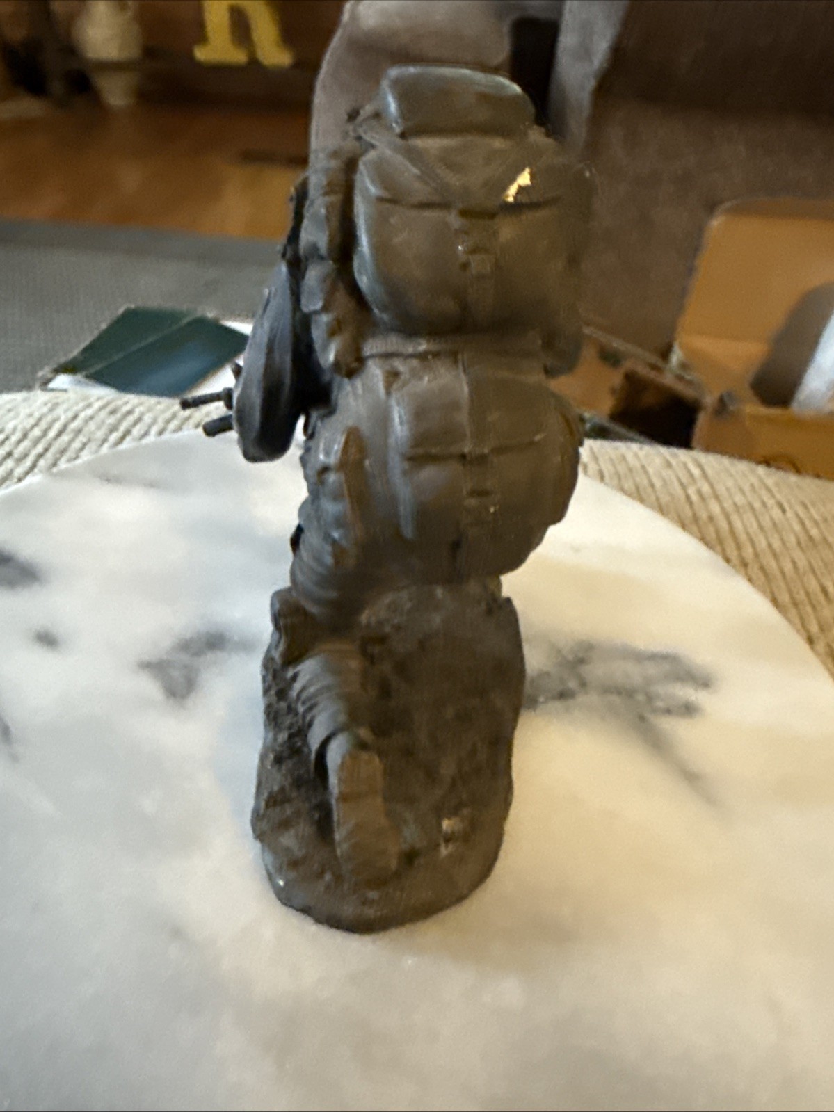 "Prayer for Courage" kneeling soldier figurine